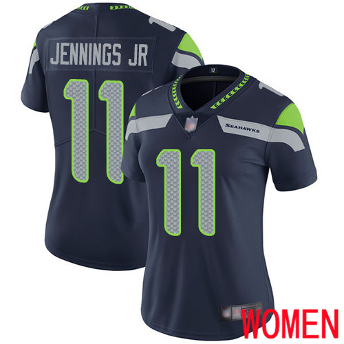 Seattle Seahawks Limited Navy Blue Women Gary Jennings Jr. Home Jersey NFL Football #11 Vapor Untouchable->youth nfl jersey->Youth Jersey